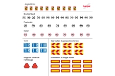 Herpa 054829 - H0 - Aufklebebogen mit Schildern